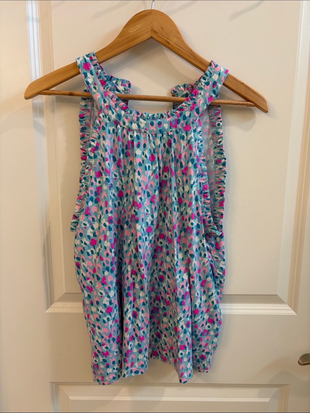 Lilly Pulitzer Multi-Color Dot Ruffle-Trim Camisole